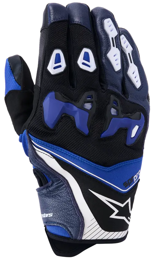 Guantes moto homologados SP-R Pro  SP-R PRO BLUE/NAVY/WHITE XL