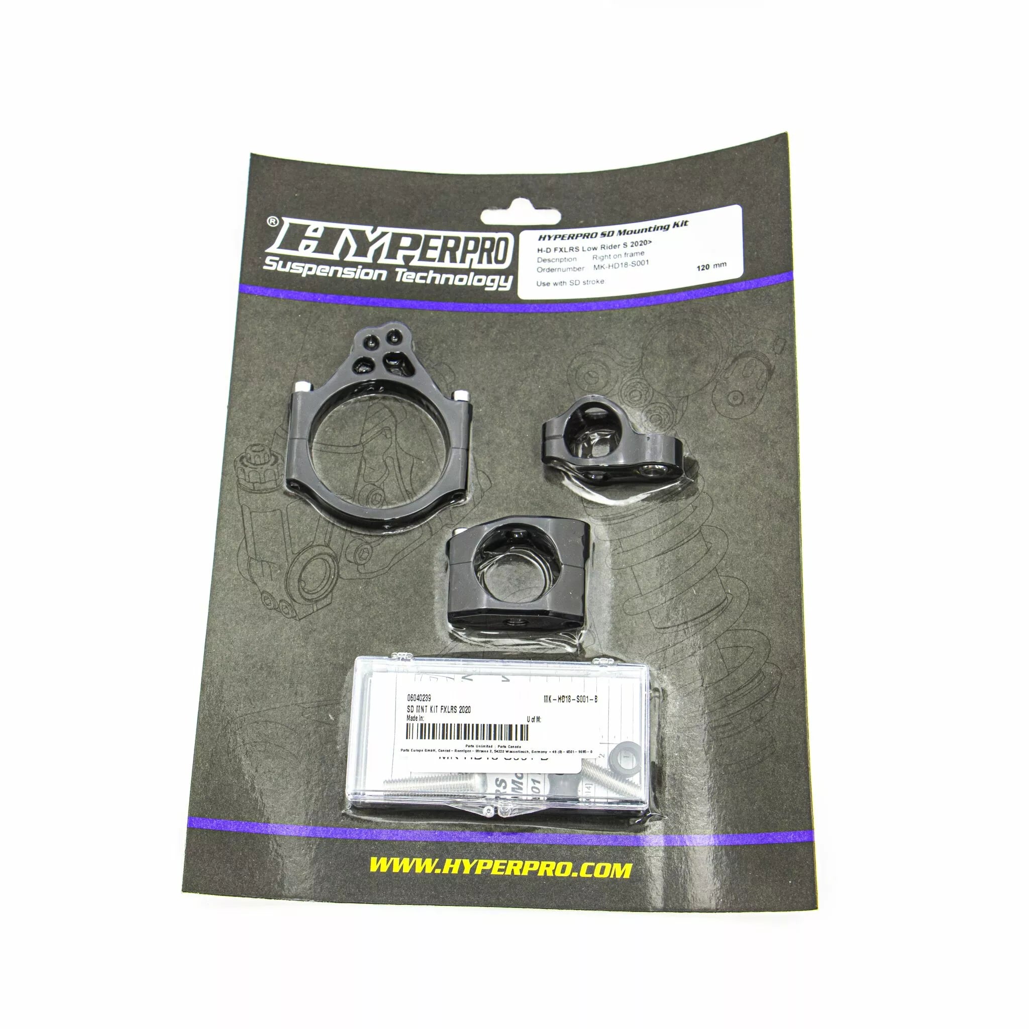 Kit Montaje Amortiguador Dirección Para Harley-Davidson Softail M8