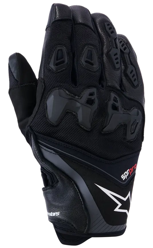 Guantes moto homologados SP-R Pro  SP-R PRO BLACK 2XL