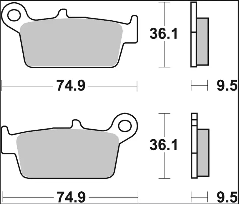 Bremsbelag CC Carbon Keramik