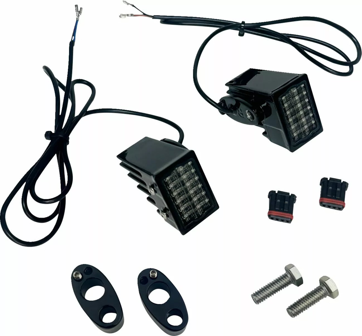 Rote LED-Heckblinker mit getöntem Glas für Harley-Davidson
