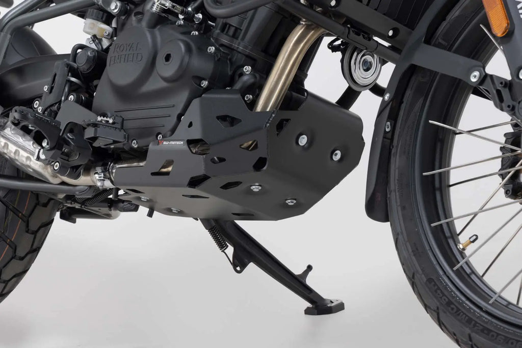Defensa de motor negra para Royal Enfield