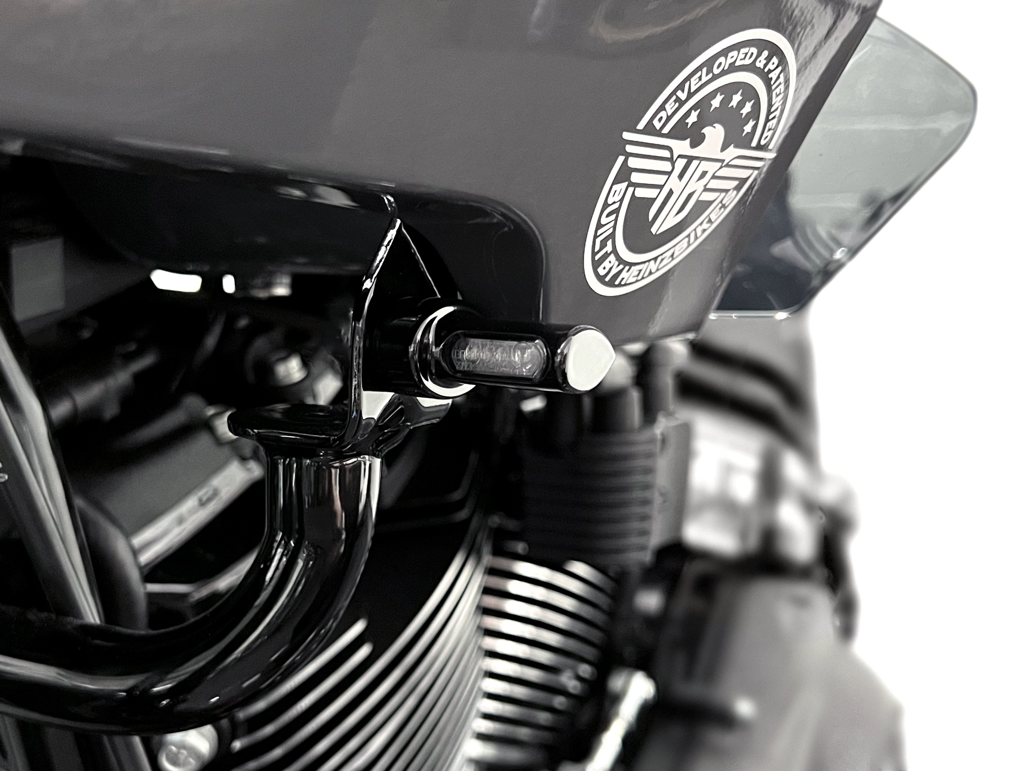 Intermitentes Moto Harley Sportster XL 1200 883 Negros Humo Luces Intermitentes Negras Para Moto - Compatibles Con Harley Sportster Y Otras - 12V Resistentes CBR 1000rr 2004