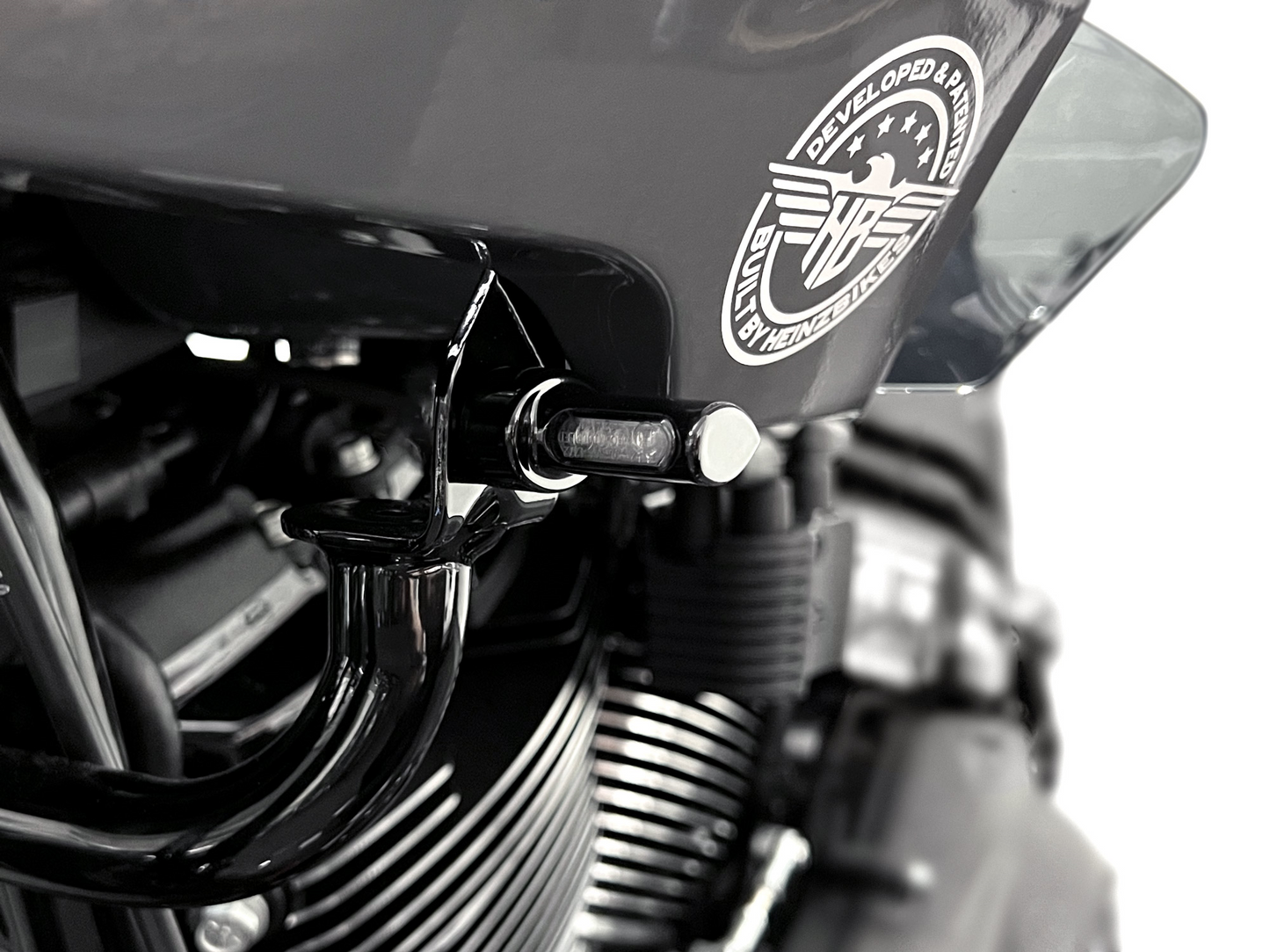 Micro intermittente avec indicateur de 38 mm de largeur maximale pour Harley Davidson