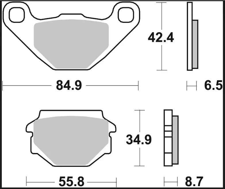 Pastilla de freno ceramica para Aprilia