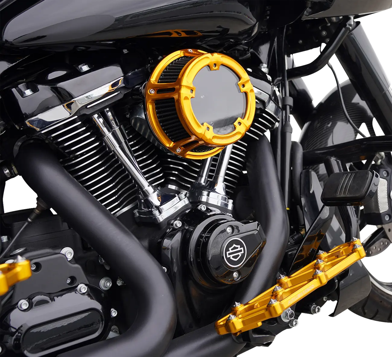 Filtro de aire Method™ Clear Series dorado para Harley Davidson FLTR/FLHX
