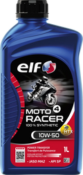 Aceite motor sintetico 100% para moto 4 Racer 10W-50 1L