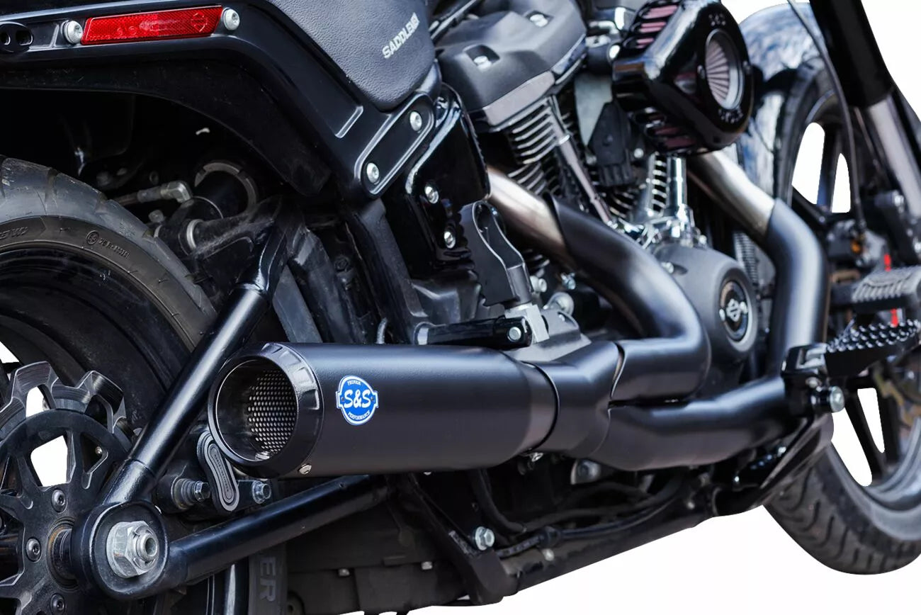 Sistemas De Escape 2 En 1 Qualifier Guardian Black Para Harley Davidson