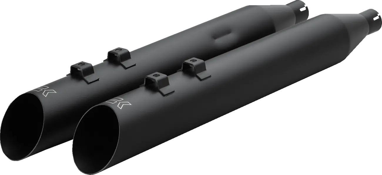 Silenciadores Hp-Plus® Slip-On Slash-Up Negros Para Harley Davidson