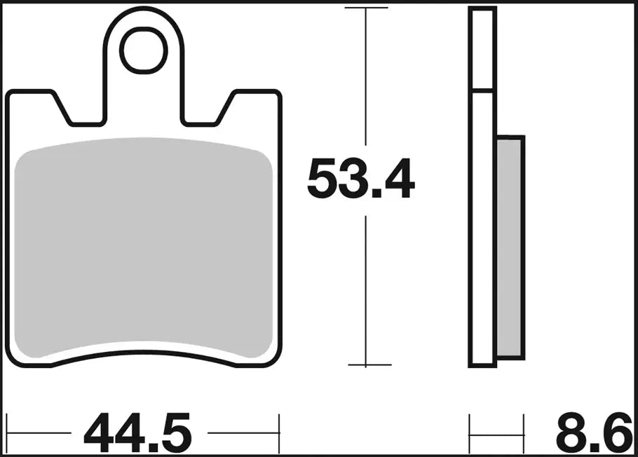 Keramikbremsbelag für Daelim, Suzuki, SYM