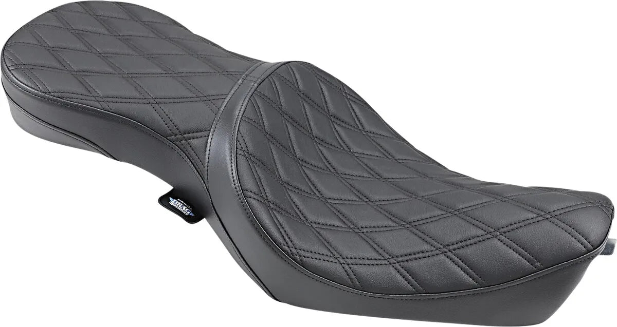 2-Up Double Bucket Vinyl Seat For Harley-Davidson