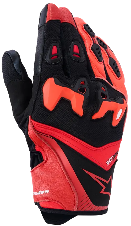 Guantes moto homologados SP-R Pro  SP-R PRO RED/RED FLUO/BLACK 3XL
