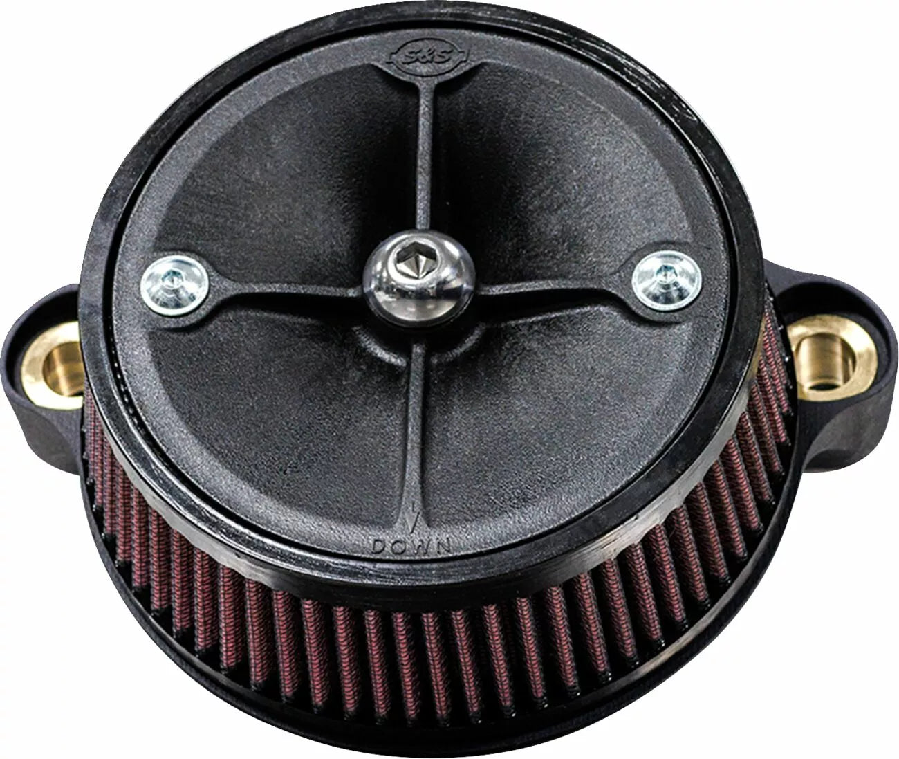 Lava Chrome Stealth-Luftfilter-Kit ohne Kappe für M-Eight-Motoren für Harley Davidson