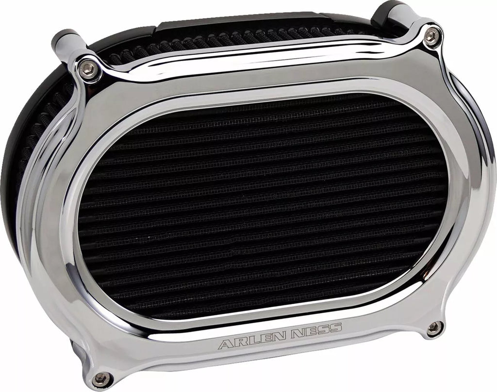 Stage II Oval Performance Chrome Air Filter Kit for Harley Davidson