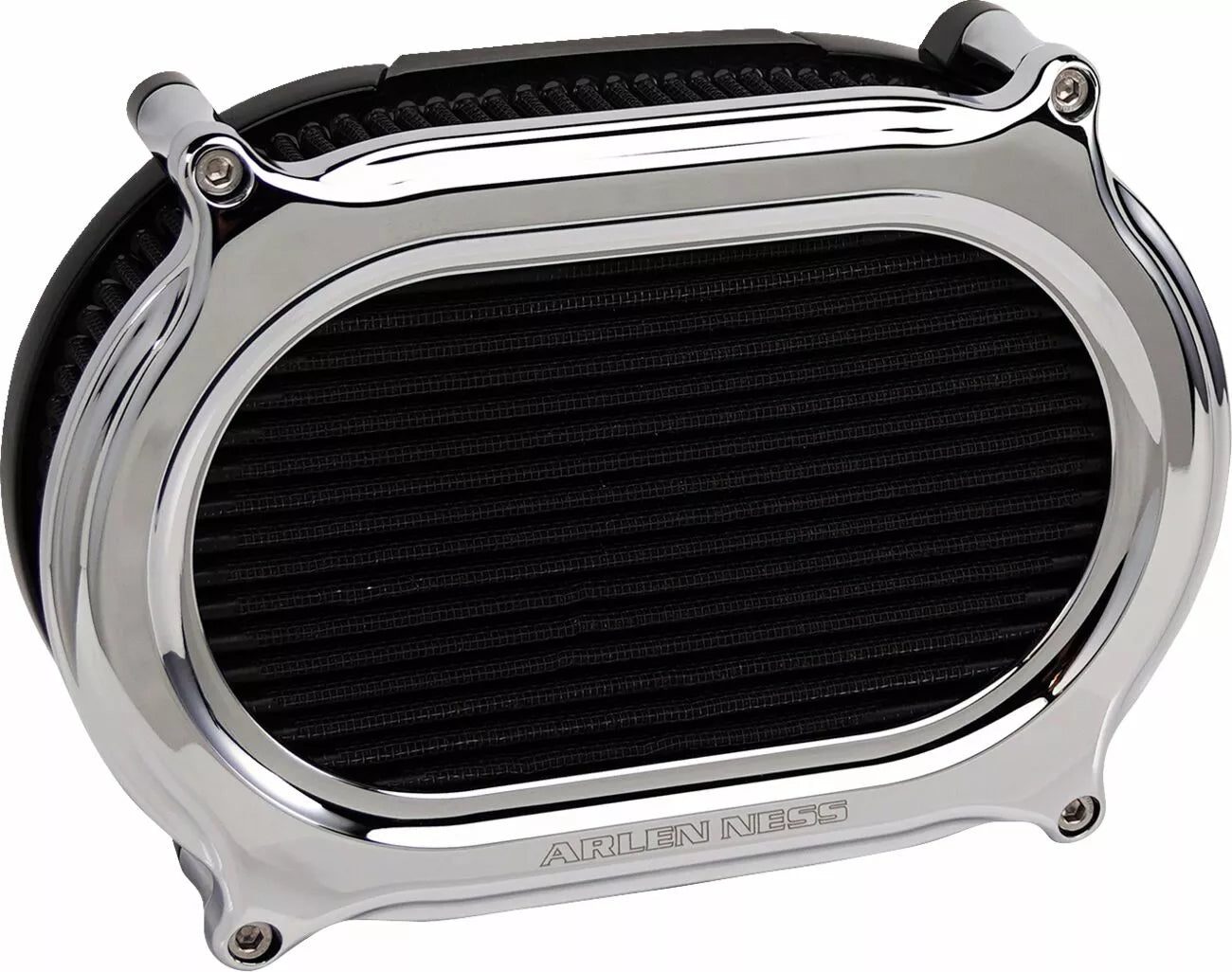 Stage II Oval Performance Chrome Air Filter Kit for Harley Davidson