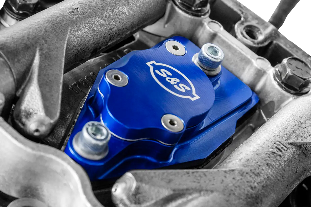 Kit De Respiradero De Culata Azul Billet Para Harley Davidson TC 99-17