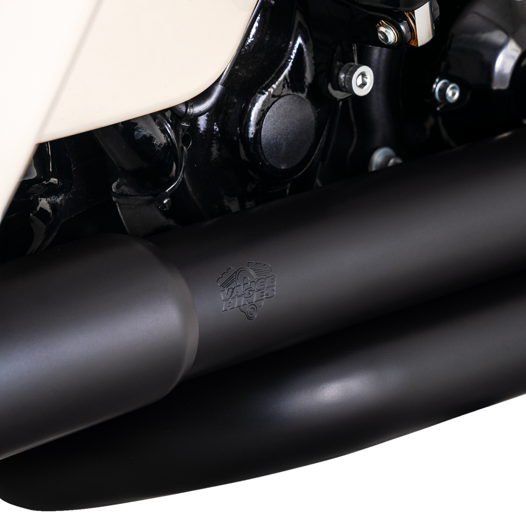 Sistema Colector Dresser Duals Negro Para Harley Davidson