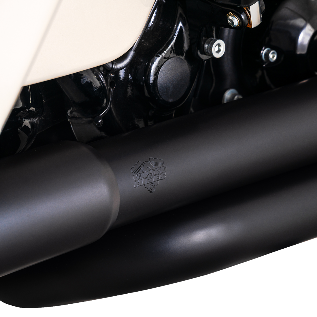 Sistema Colector Dresser Duals Negro Para Harley Davidson