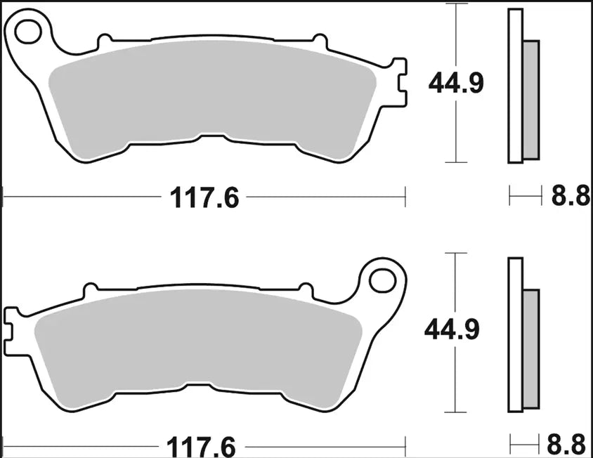 BRAKE PAD GENUINE CARBON CERAMIC PRIME LINE Brake PAD CC CAR/CER FR