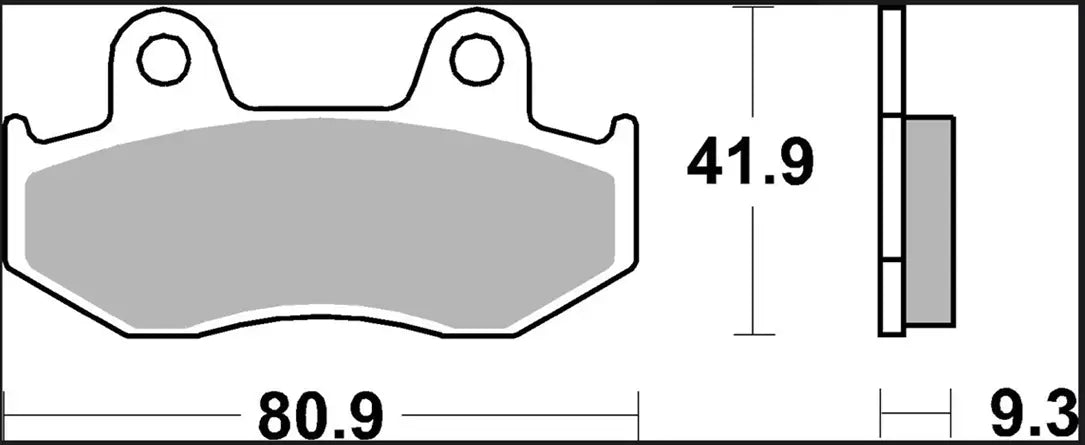 Ceramic brake pad for Honda, Yamaha