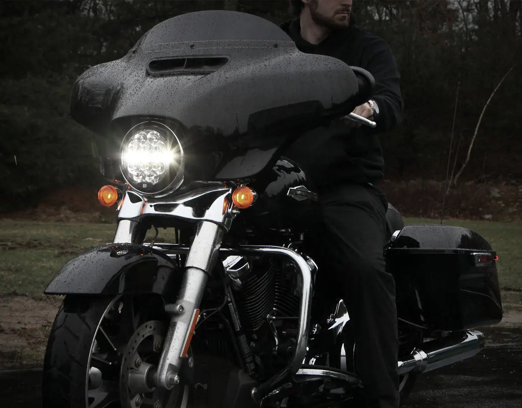 LED-Scheinwerfer-Kit D14 Destroyer für Harley-Davidson Street Glide 14-23