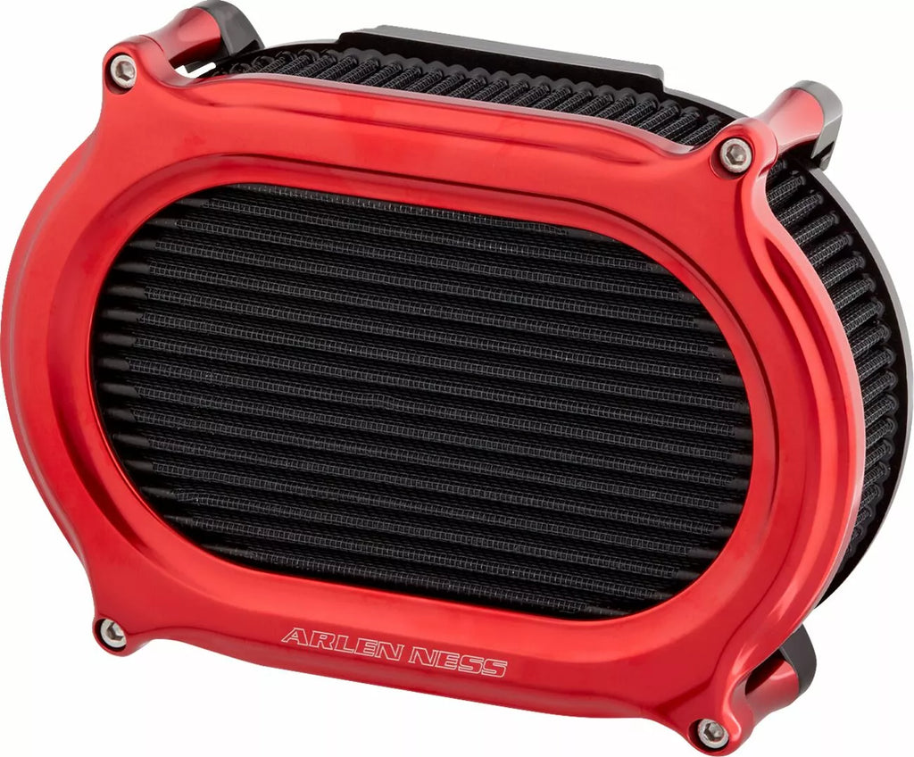 Stage II Oval Performance Red Air Filter Kit for Harley Davidson