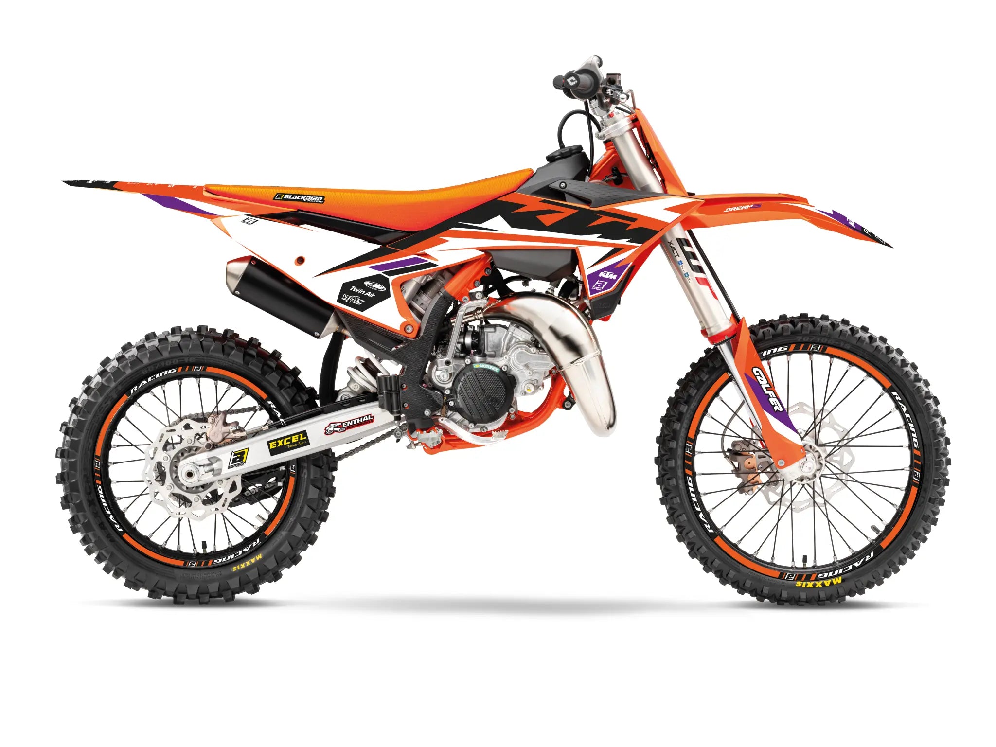 Kit De Pegatinas Dream 5 Cromado Para KTM 85 '25-