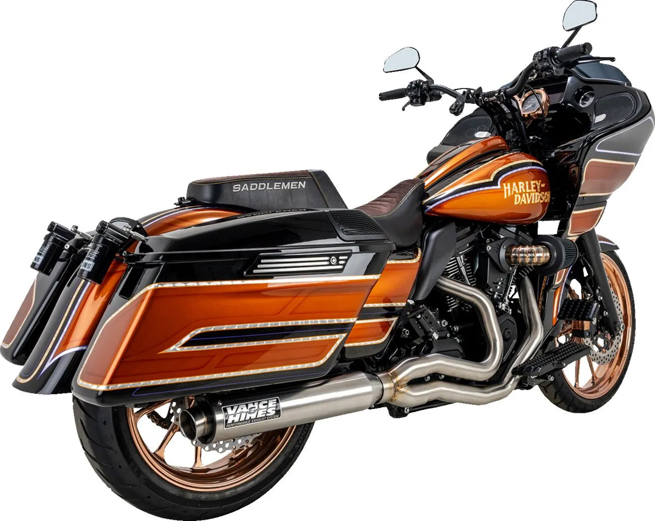 Sistema de escape 2-en-1 Supersport para Harley Davidson