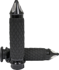 Puños Diamond Spike, Contorno De Diamante, Anodizado Negro