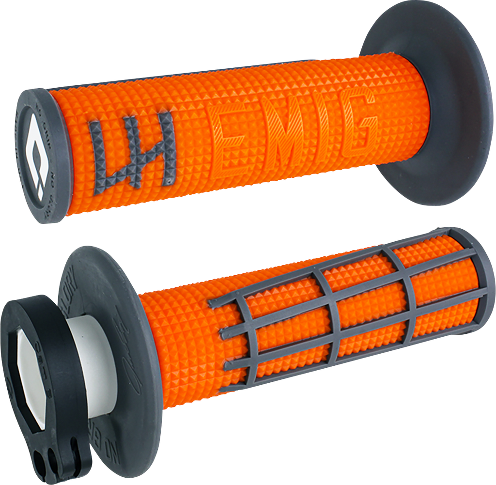Puños Emig 2.0 Racing V2 Lock-On Naranja/ Grafito