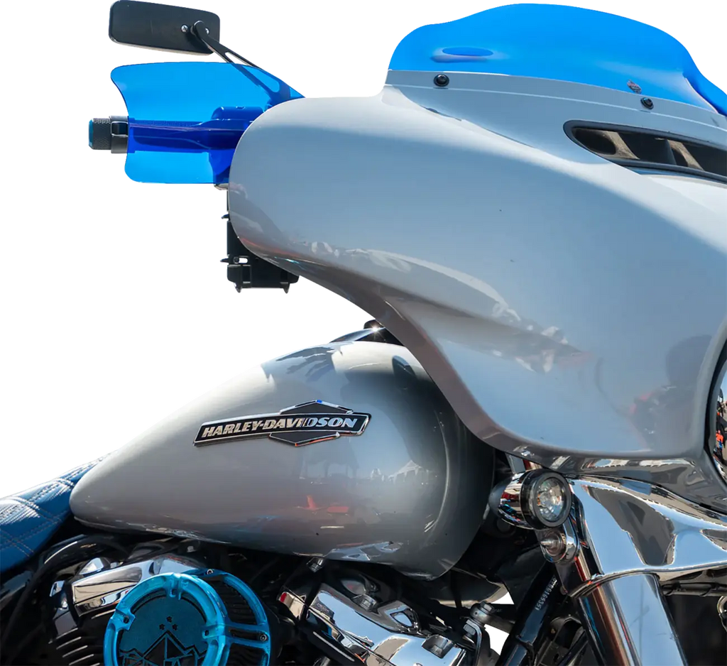 Flare® Handschutz blau für Harley Davidson