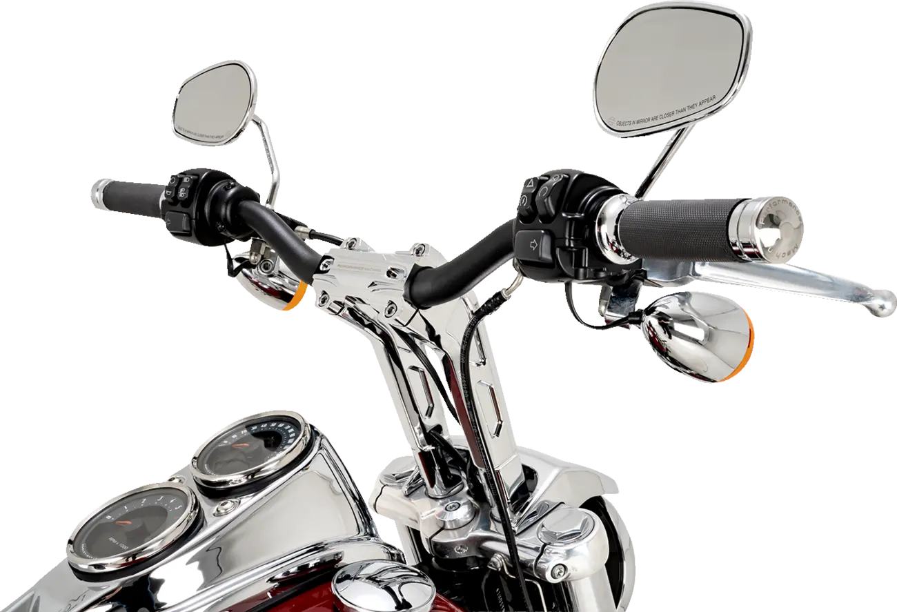 Lenker-Kit Ape Hanger 9" Chrom für Harley Davidson