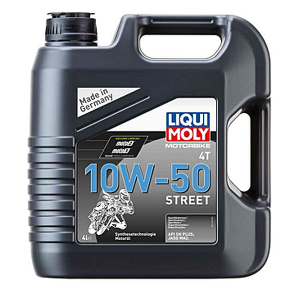 Aceite De Motor 4T 10W-50 Totalmente Sintético Street 4L