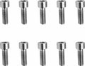 Tornillos Allen De Recambio Cromados De 8-32 X 1/2" Para Harley Davidson