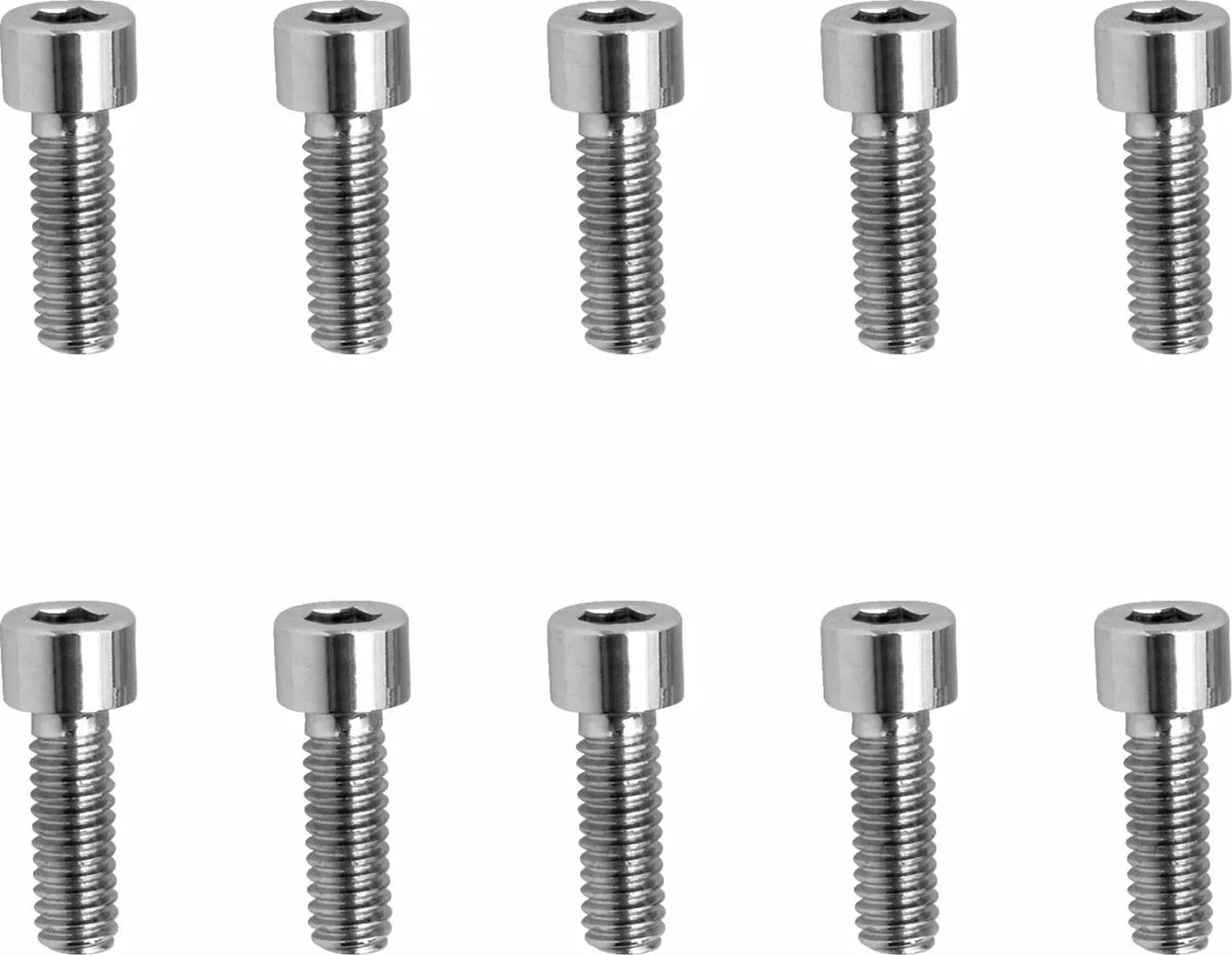 Tornillos Allen De Recambio Cromados De 8-32 X 1/2" Para Harley Davidson