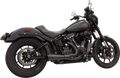 Ripper 2-in-1 Auspuffanlage Schwarz für Harley Davidson M8 Softail