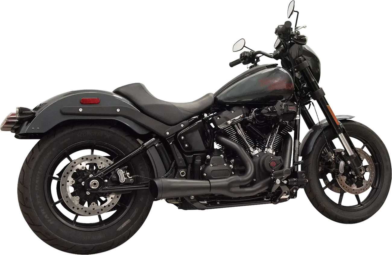 Ripper 2-in-1 Auspuffanlage Schwarz für Harley Davidson M8 Softail