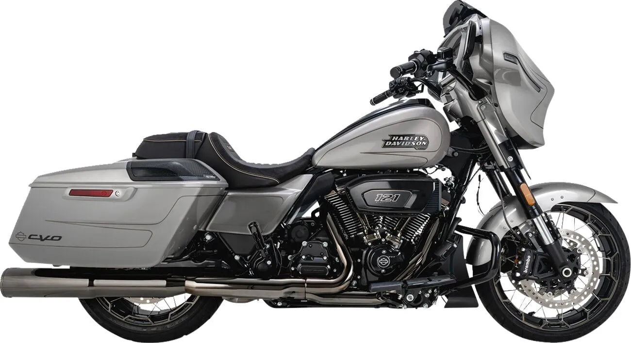 Chrome Hi-Output 4.5" Slip-On Mufflers for Harley Davidson