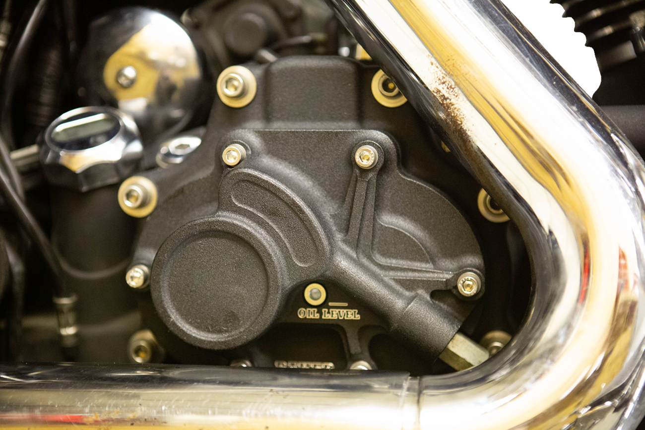 Tipo De Cable Function-Formedtm Cubiertas Laterales De Transmisión Negro Arrugado Para Harley Davidson