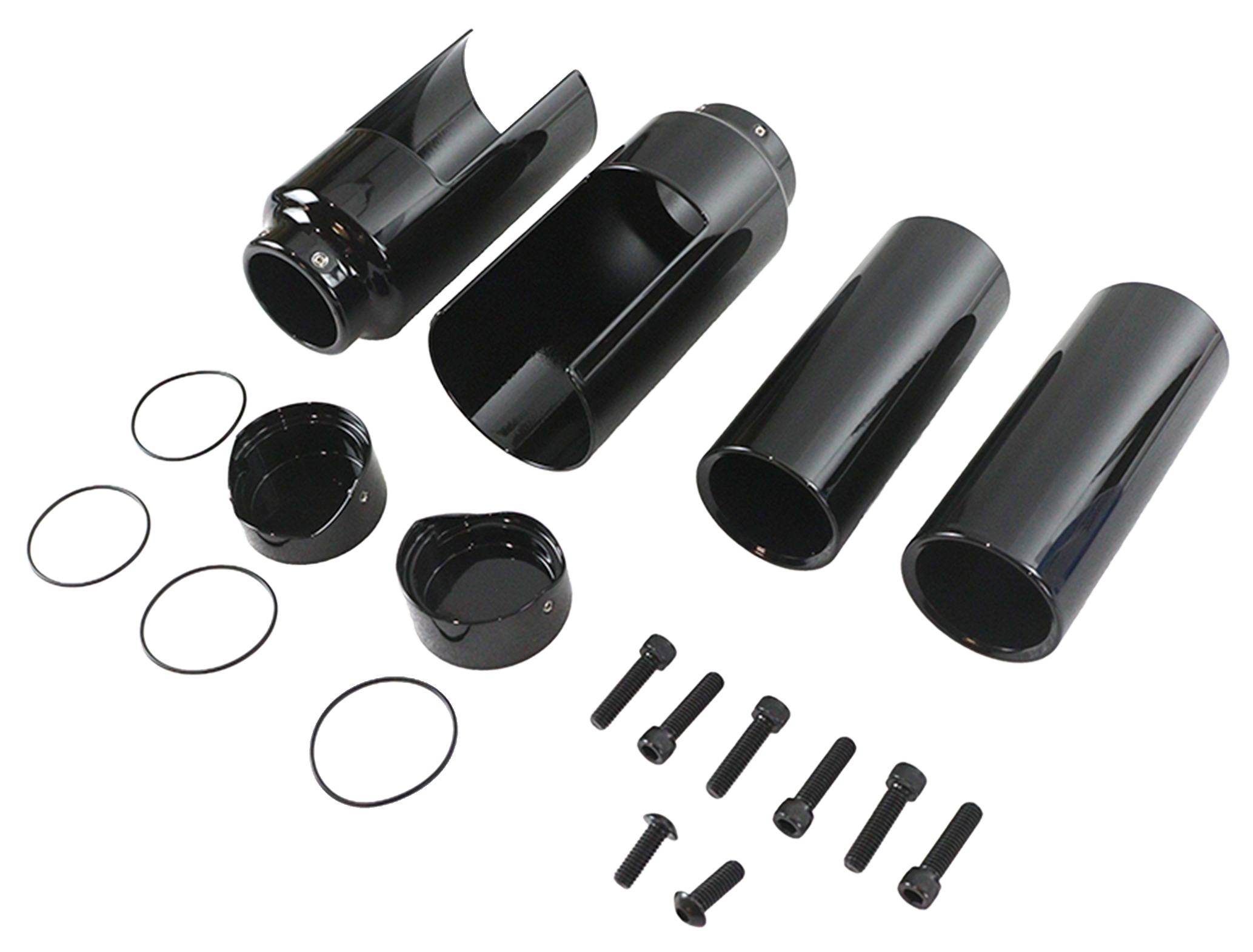 Black Fork Boot Kit for Harley Davidson Softail
