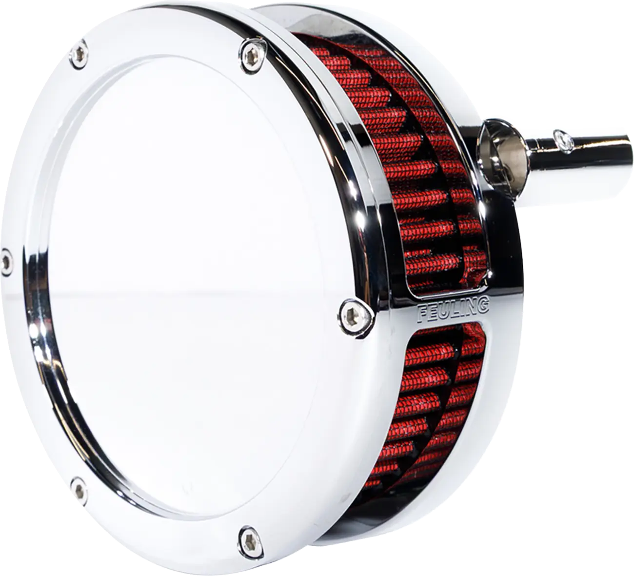Kit de filtro de aire Slim BA AIR CLEANER BA - FLT 08-16 - SLIM SOLID - CHROME/RED