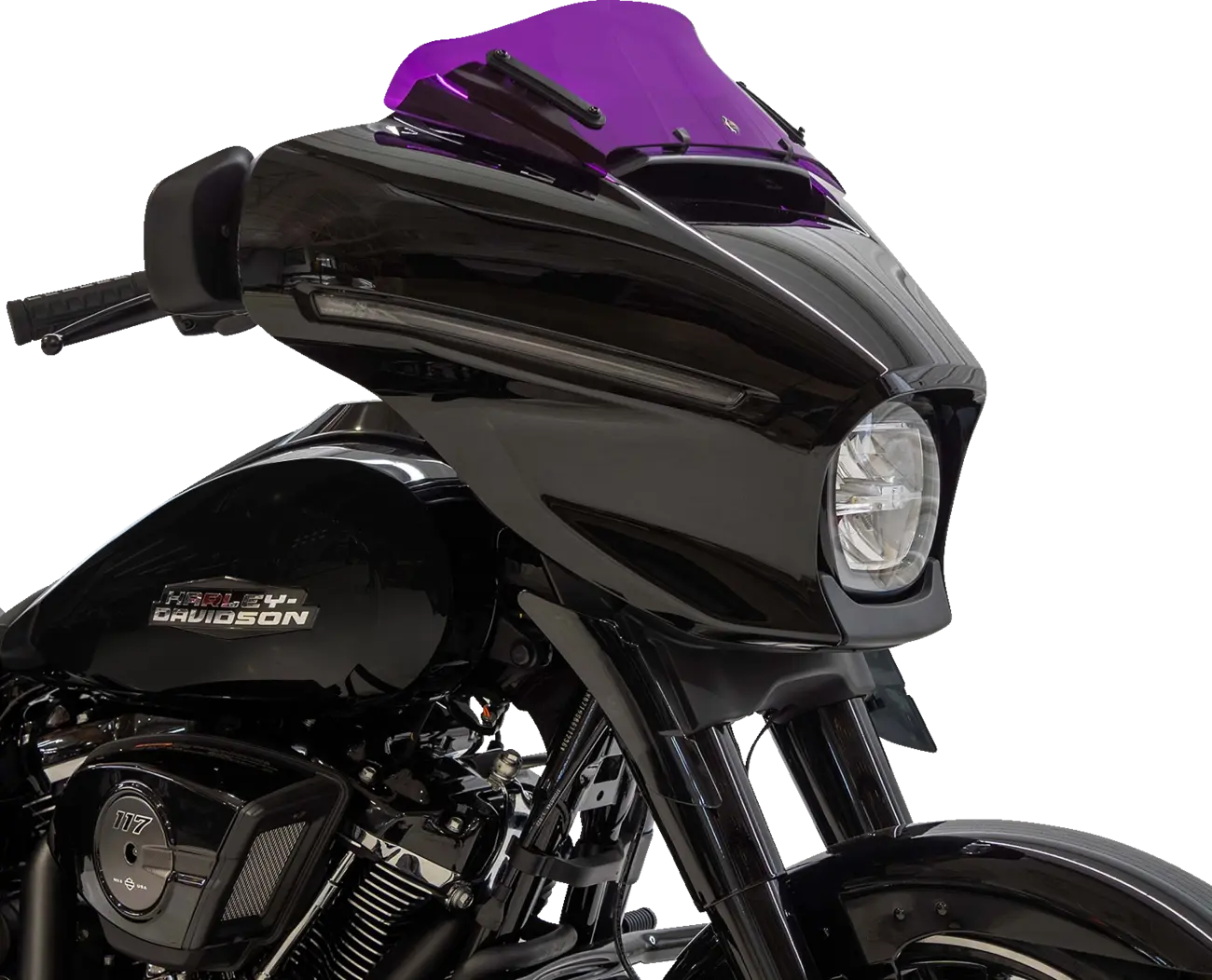 Kolor Flare™ Lila Windschutzscheibe für Harley Davidson