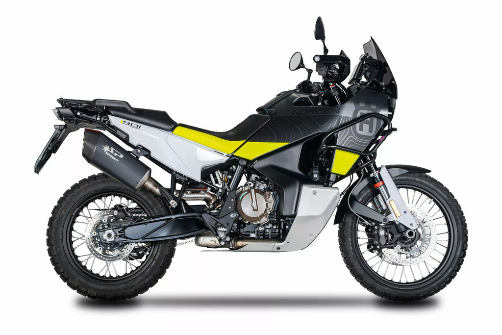 Fighter Evo Black Slip-On-Schalldämpfer für Husqvarna und KTM