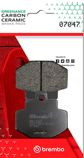Ceramic brake pad for Benelli, Derbi, Gilera, Piaggio, Vespa