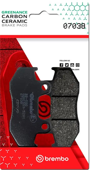 Ceramic brake pad for Honda, Yamaha