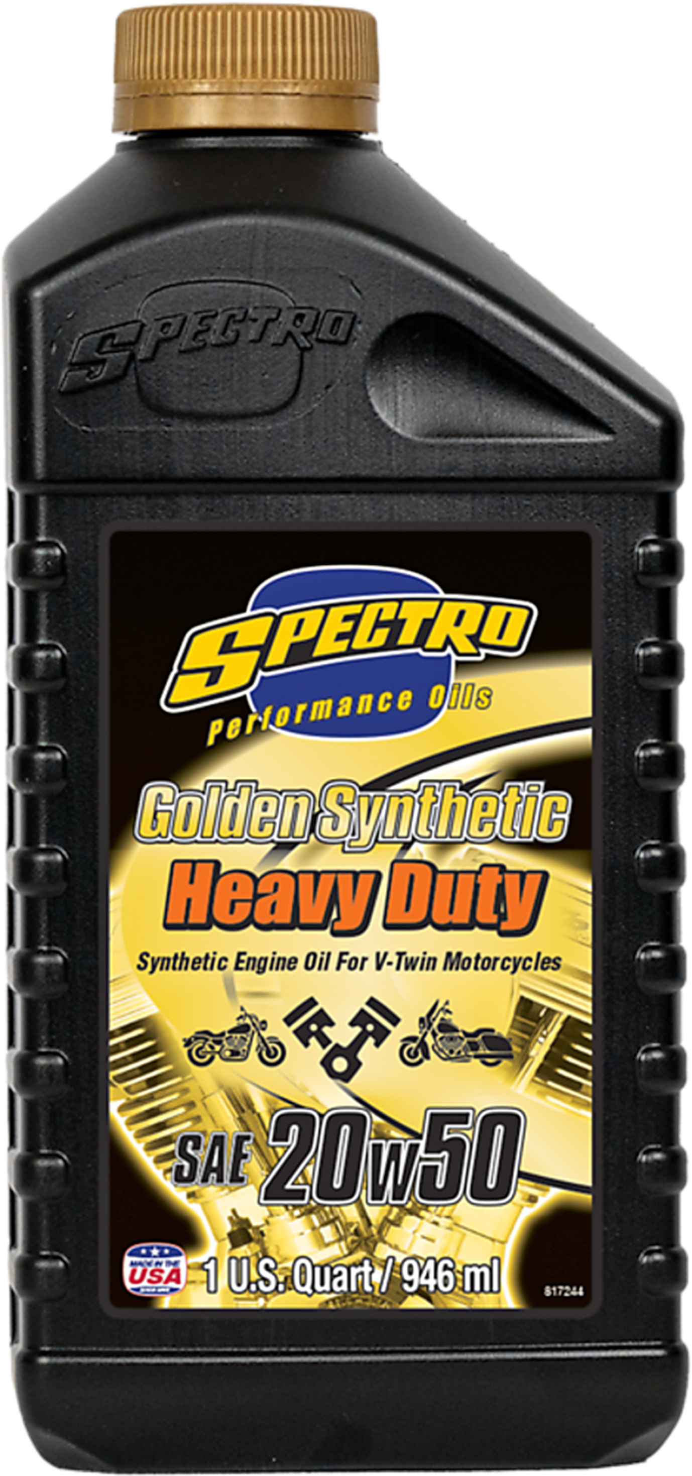 Aceite Sintético Para Motor V-Twin 20W50 Para Harley Davidson