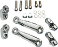 Adjustable chrome passenger footrest for Indian