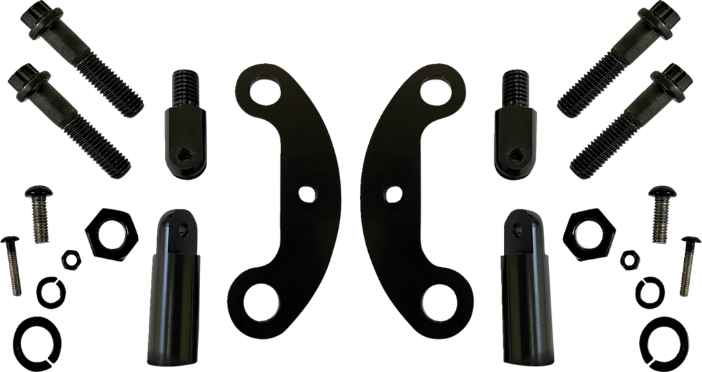 Probeam® Schwarze Nebelscheinwerfer-Messgerätehalterungen für Harley Davidson