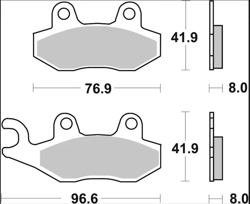 GENUINE CARBON CERAMIC PRIME LINE Brake Pad CC CAR/CER FR/RR