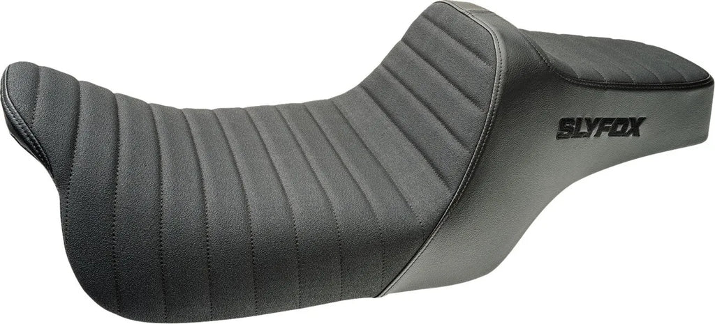 Asiento Highnoon Classic Vinilo Logotipo Negro Slistop Para Harley Davidson 08-24 Touring